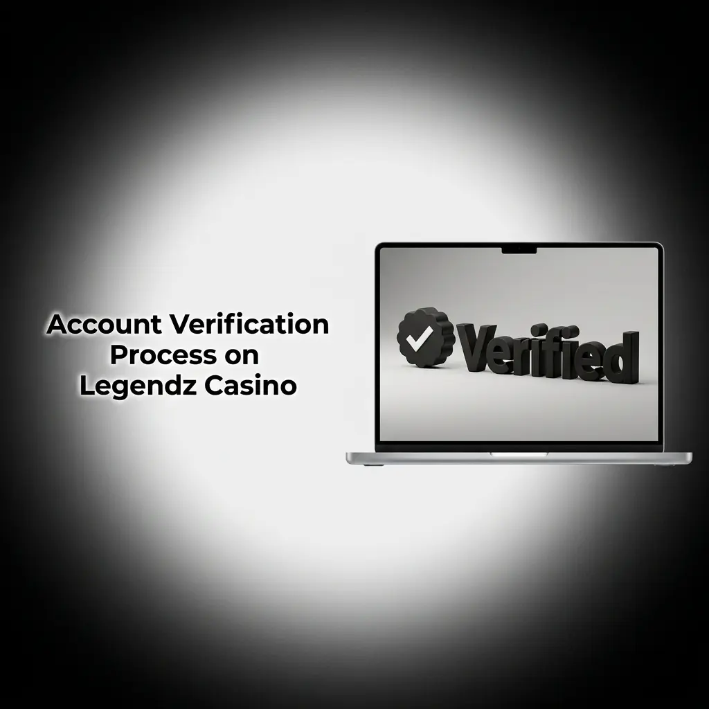 Legendz Casino account verification steps showing KYC document upload process for identity and address proof