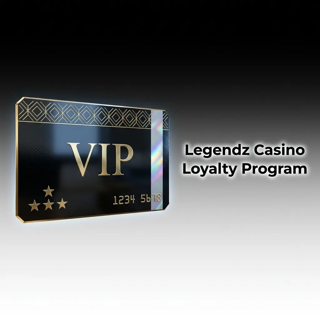 Legendz Casino tiered VIP loyalty program showing Bronze to Diamond levels with points, cashback, and exclusive member rewards